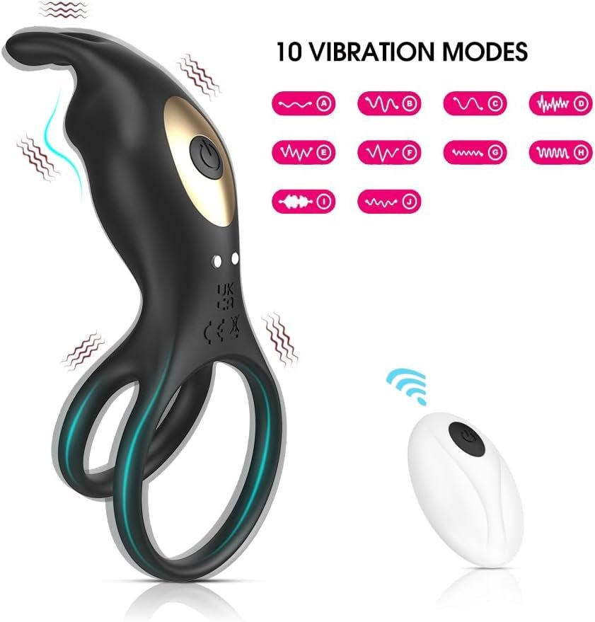 RemoteBond Cock Ring Clit Vibrator for Couples