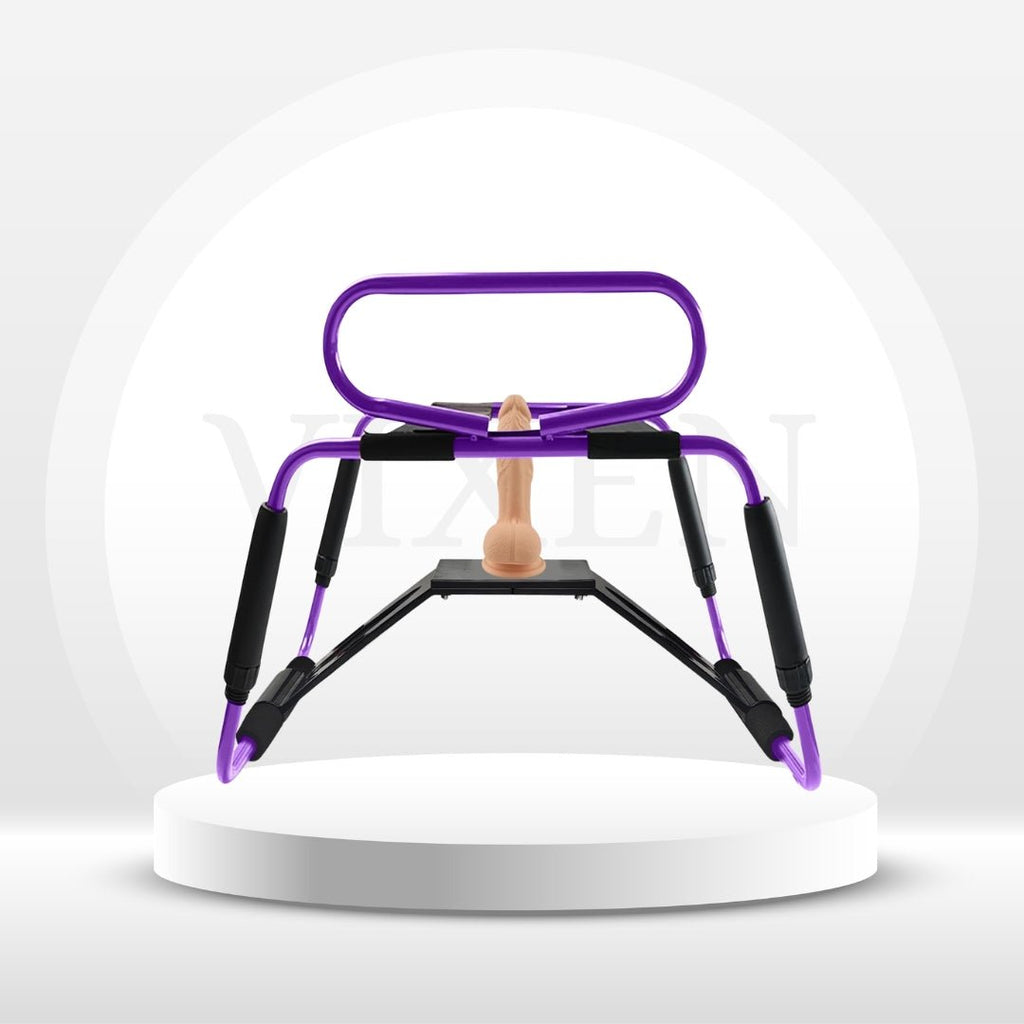 RhythmRide Adjustable Sex Chair with Bouncer Base & Handrail