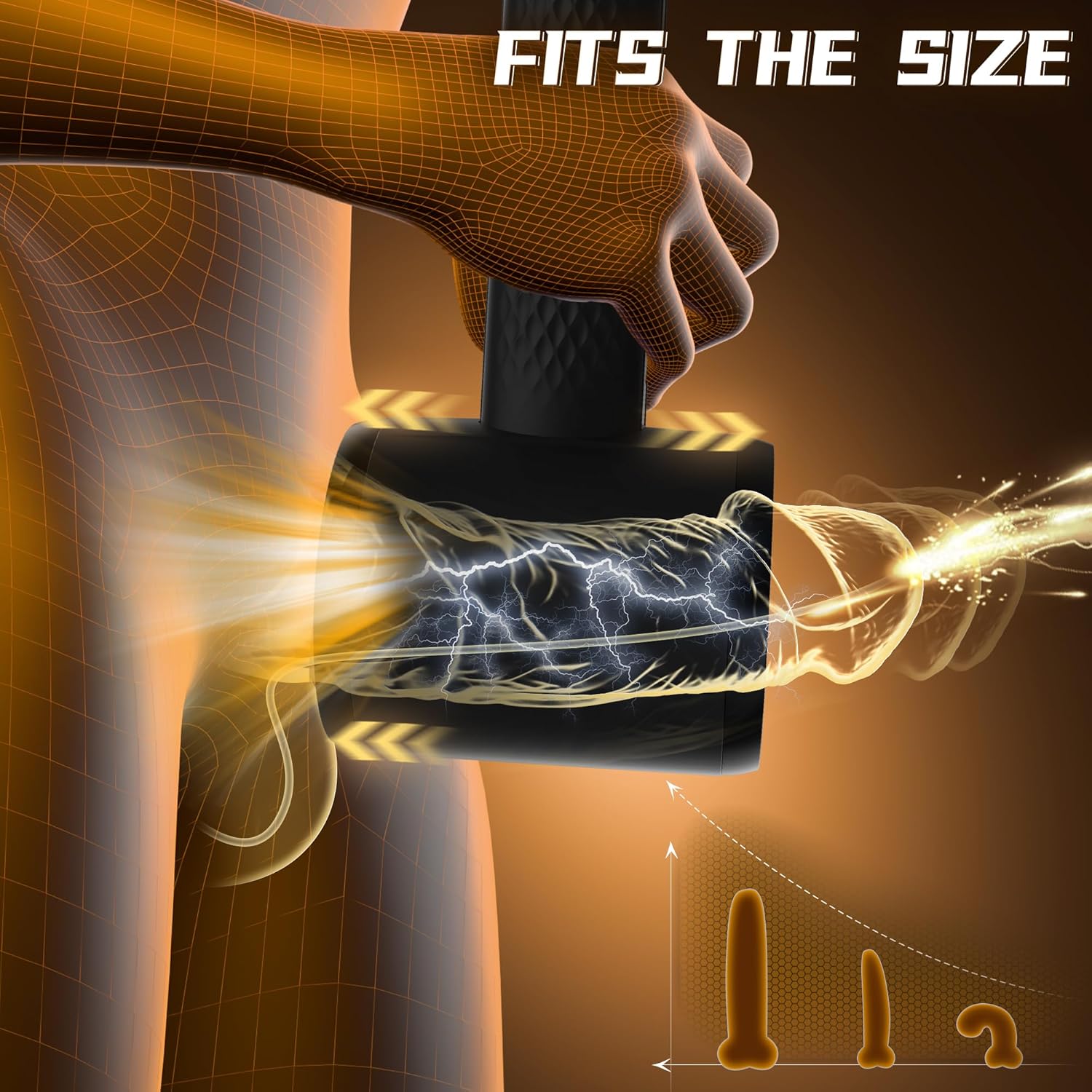 RhythmRide Thrusting Vibrating Male Stroker