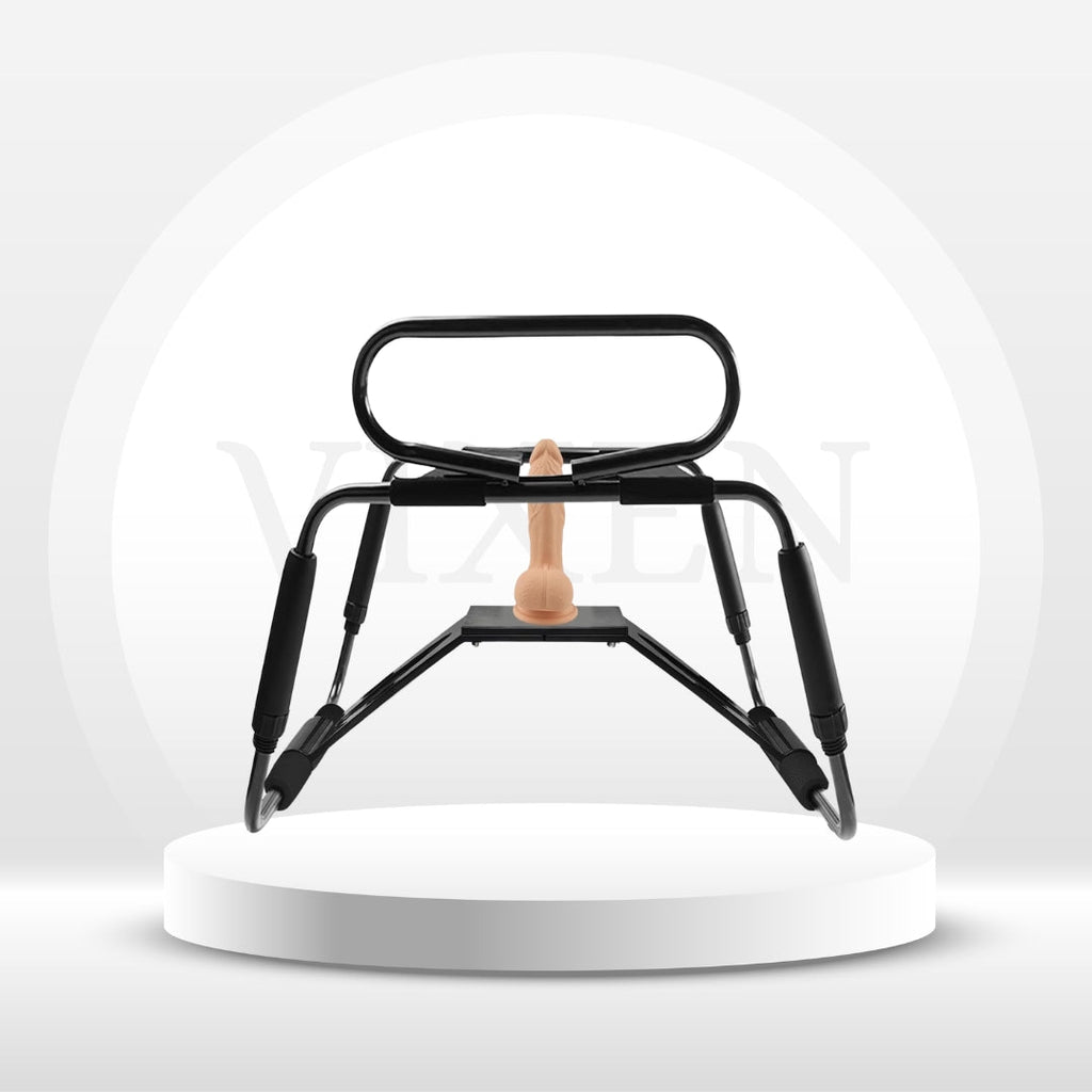 RhythmRise Adjustable Sex Chair with Dildo Mount