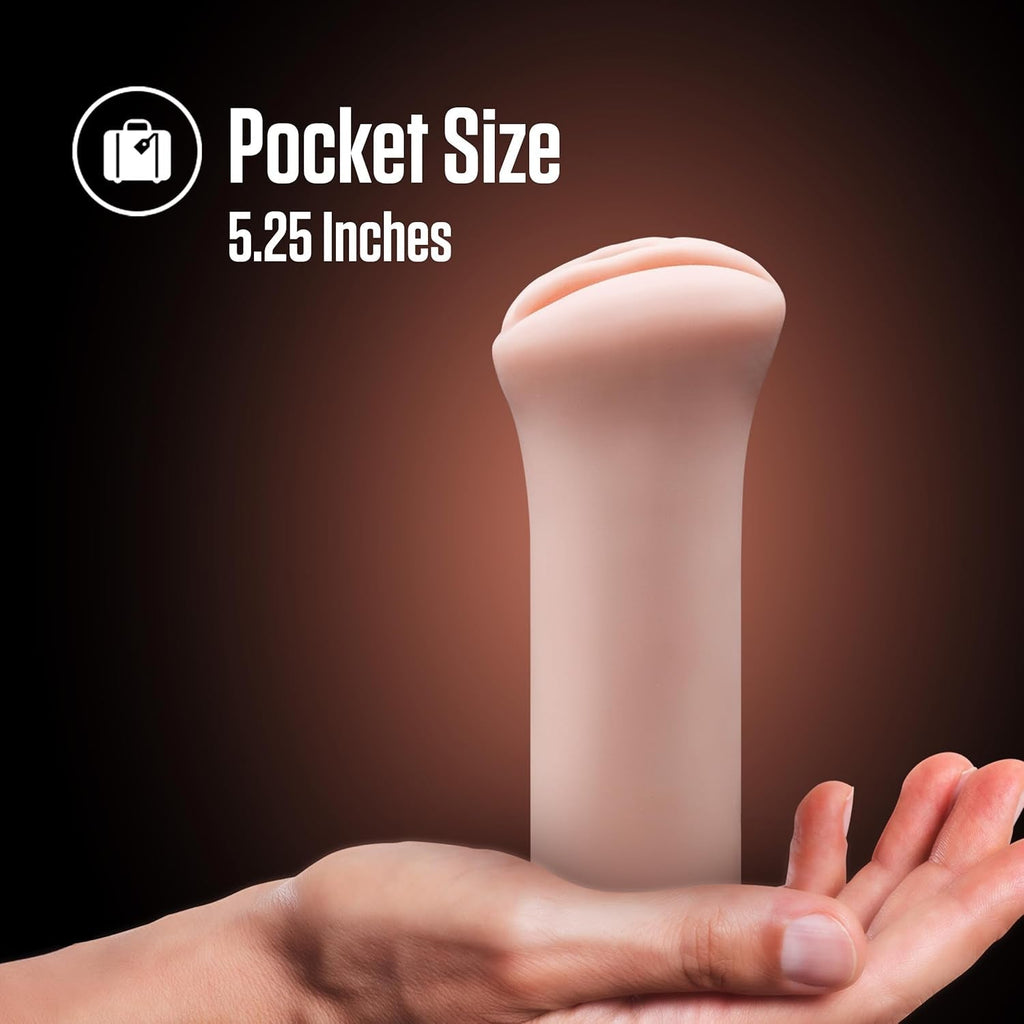 RibbedMuse Realistic Ribbed Pocket Pussy Stroker