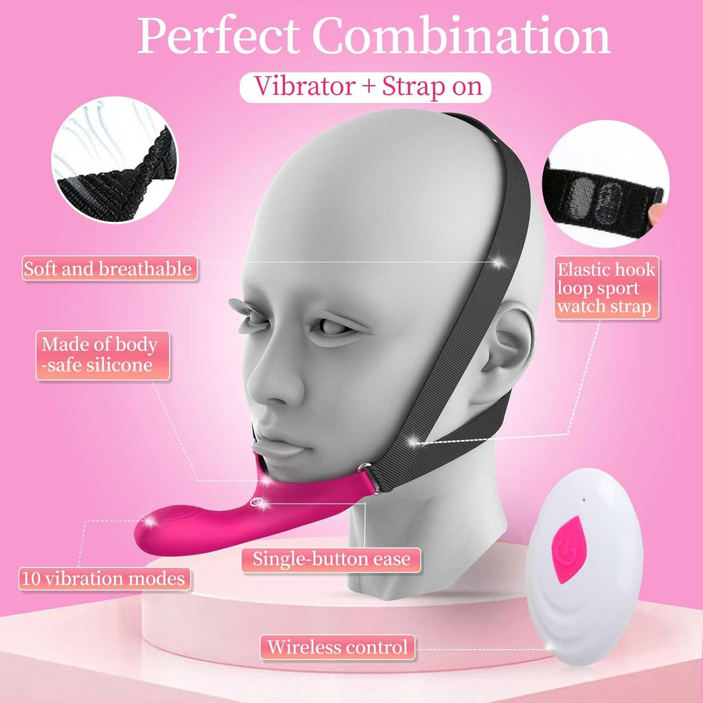 RideControl Head-Mounted Strap-On Vibrator