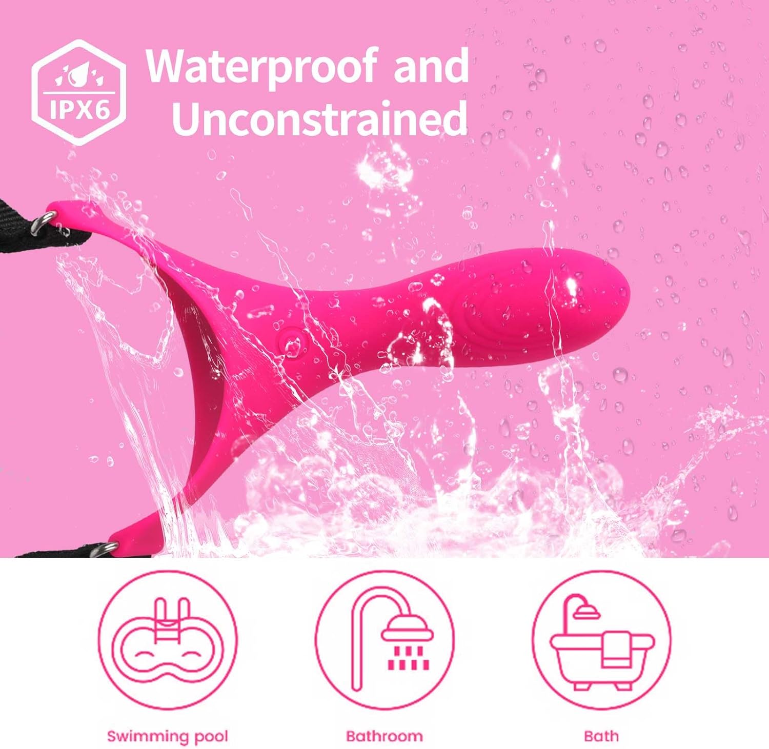 RideControl Head-Mounted Strap-On Vibrator