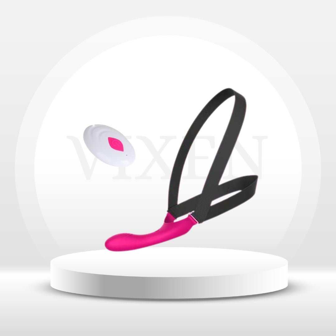 RideControl Head-Mounted Strap-On Vibrator