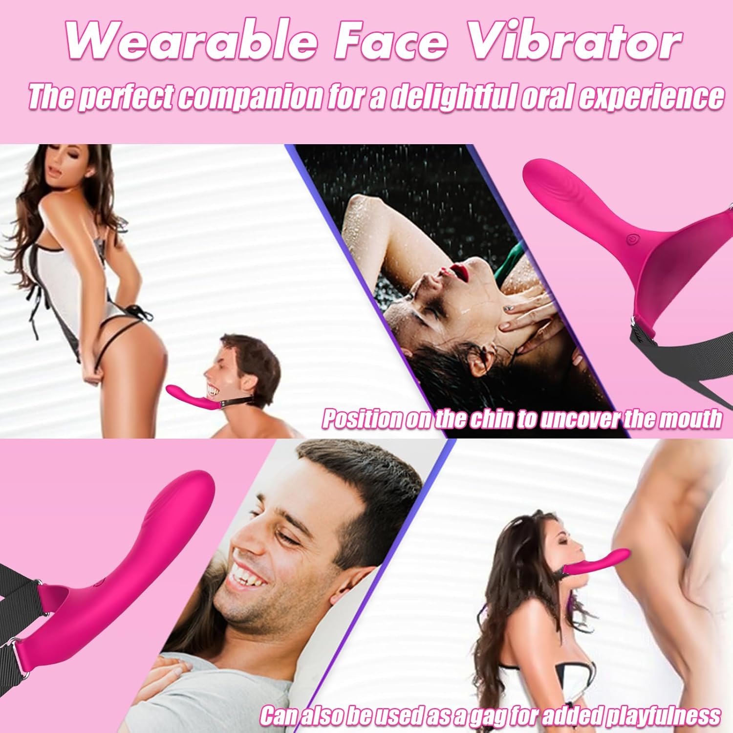 RideControl Head-Mounted Strap-On Vibrator