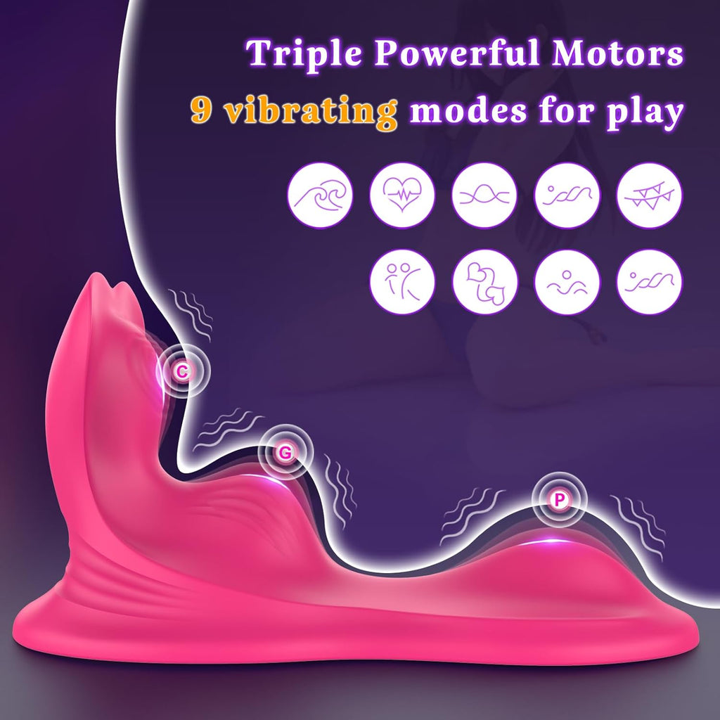 RideMax 3-Motor Sit-On Vibrator