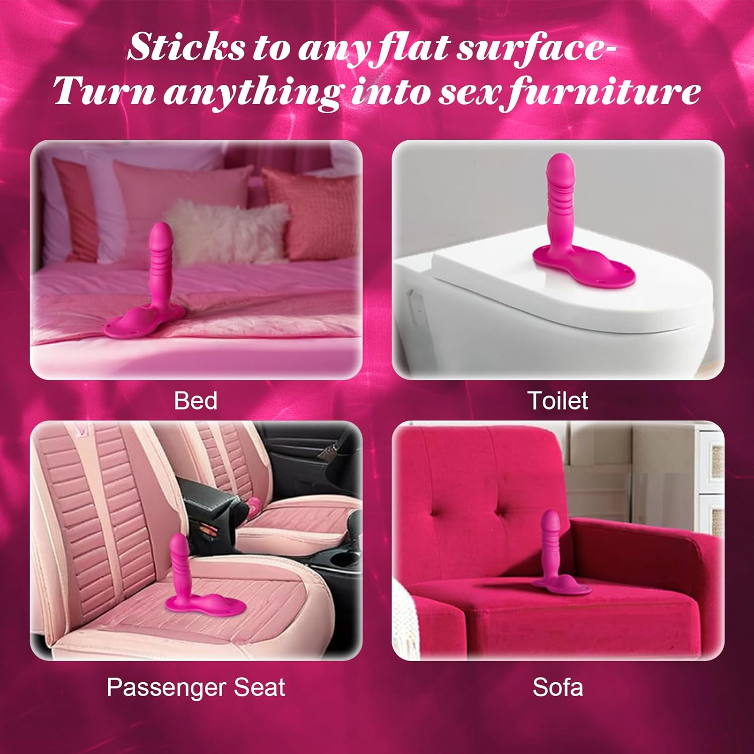 RideRush Clit Grind Pad Thrusting Dildo