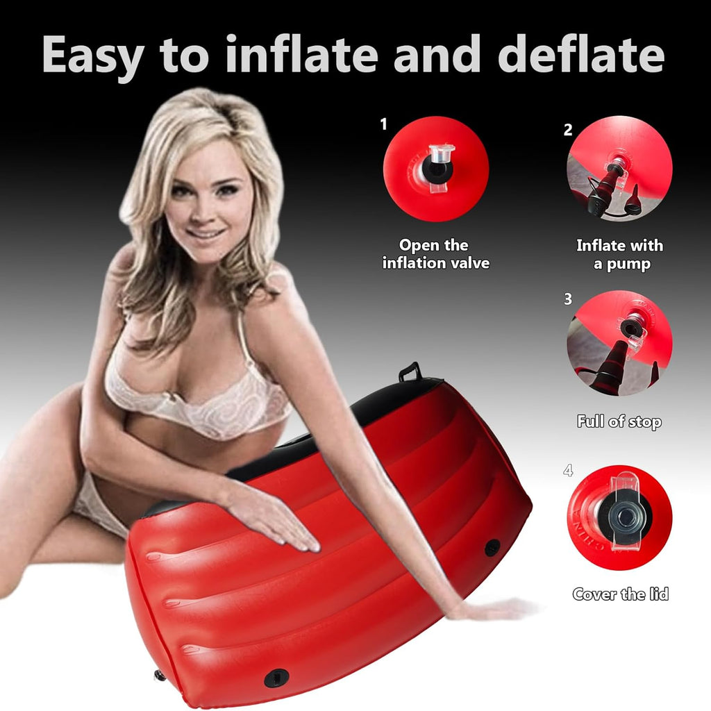 RiderX Inflatable Sex Chair with Dildo Mount