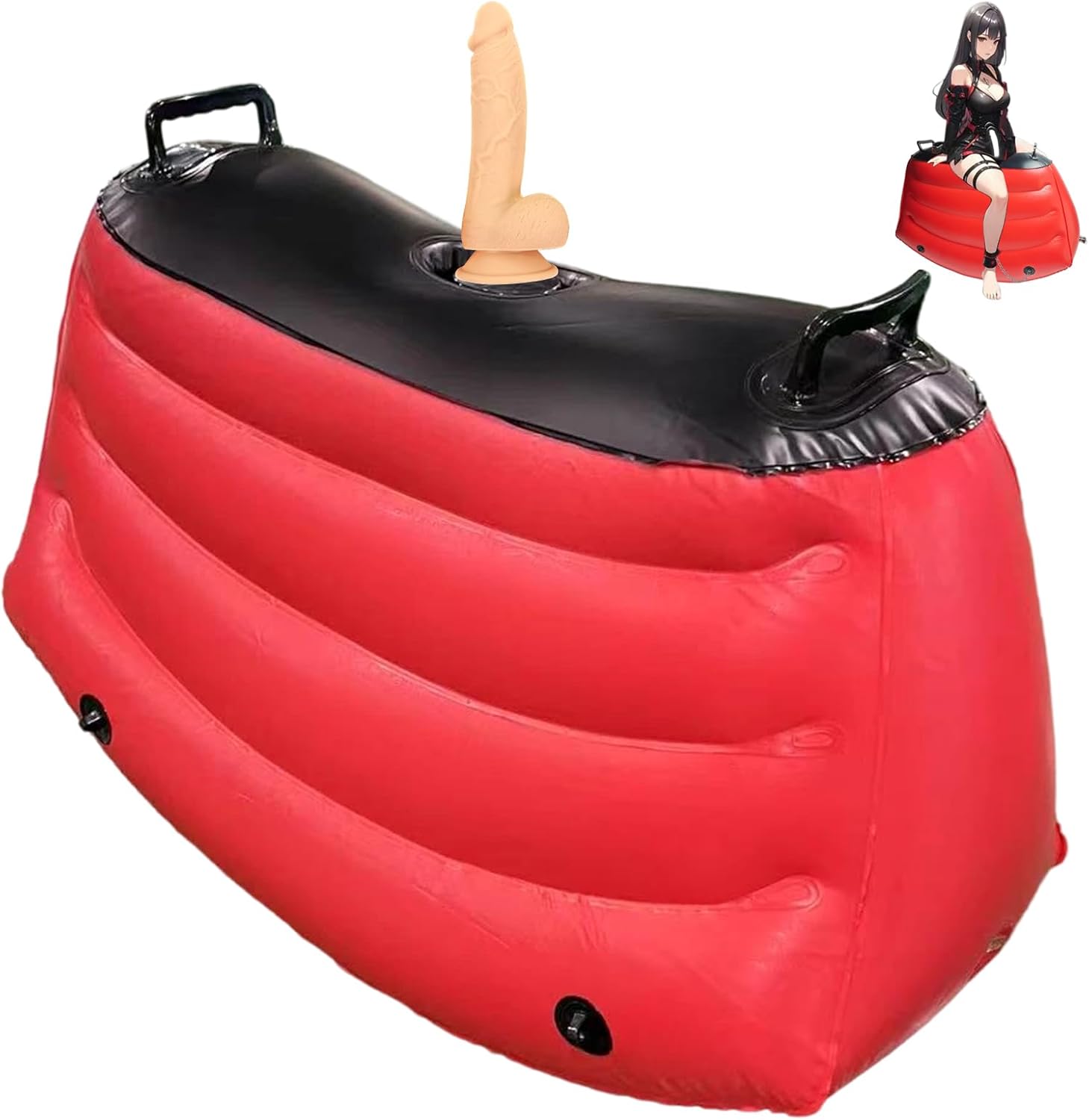 RiderX Inflatable Sex Chair with Dildo Mount