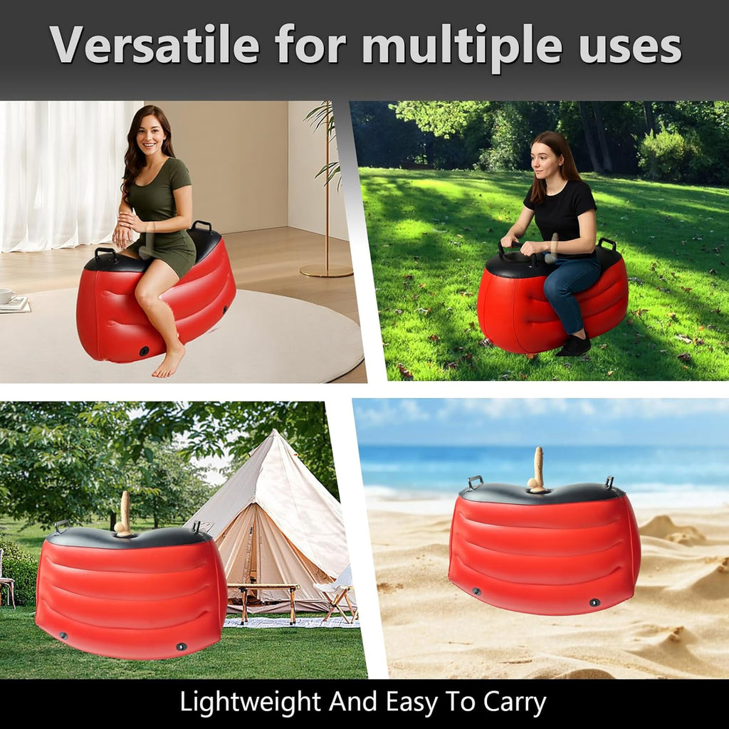 RiderX Inflatable Sex Chair with Dildo Mount