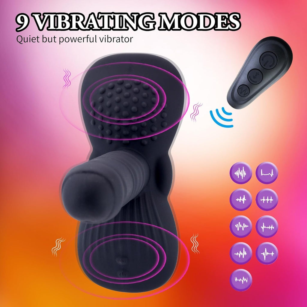 RideThrust Thrusting Ride-On Dildo Vibrator