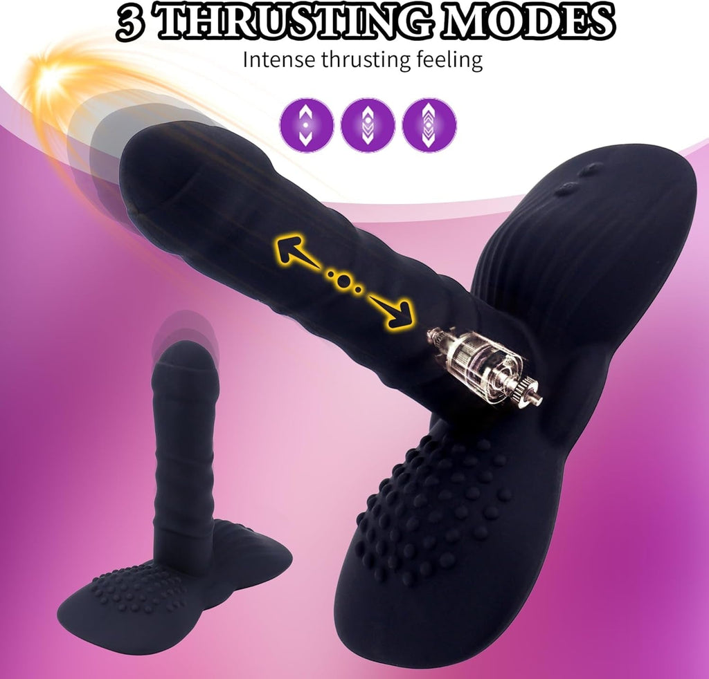 RideThrust Thrusting Ride-On Dildo Vibrator