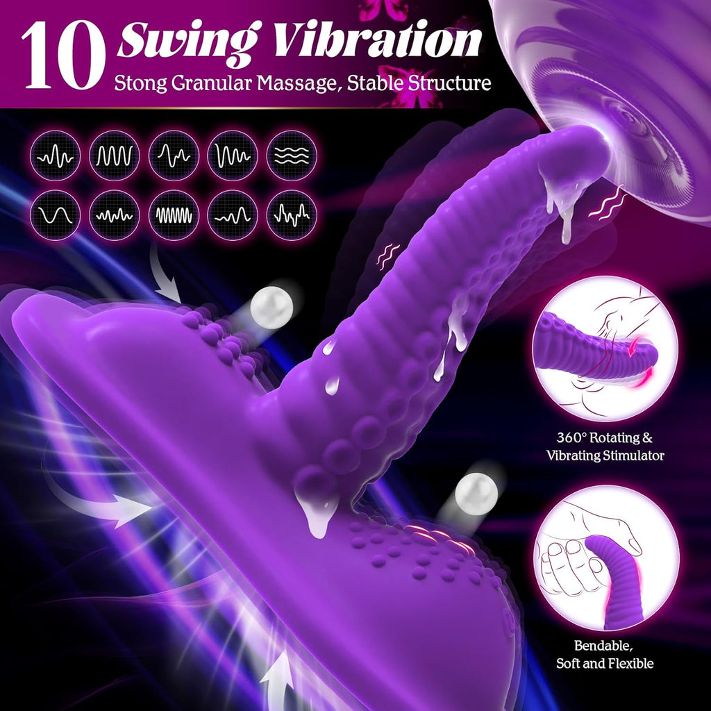 RideTide Ride-On Tentacle Dildo Vibrator