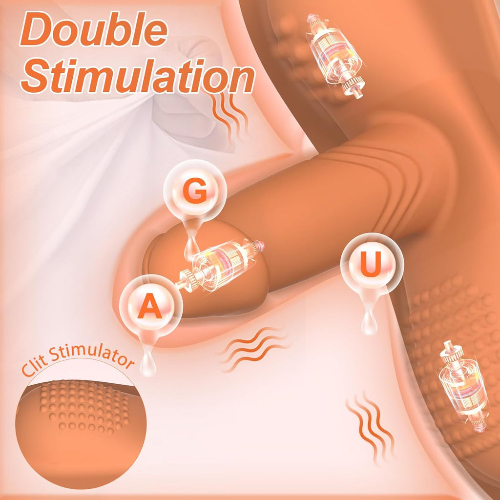 RideVibe Dual Motor Vibrating Ride-On Dildo