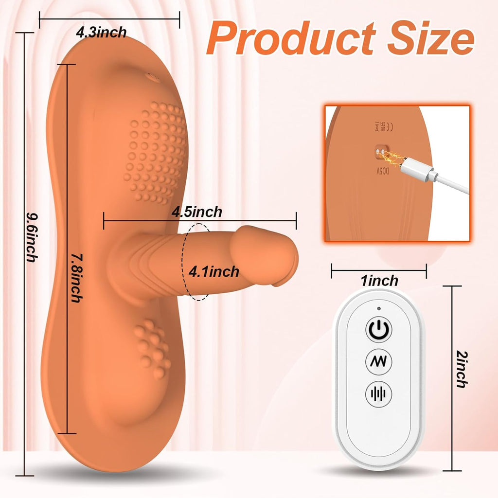 RideVibe Dual Motor Vibrating Ride-On Dildo