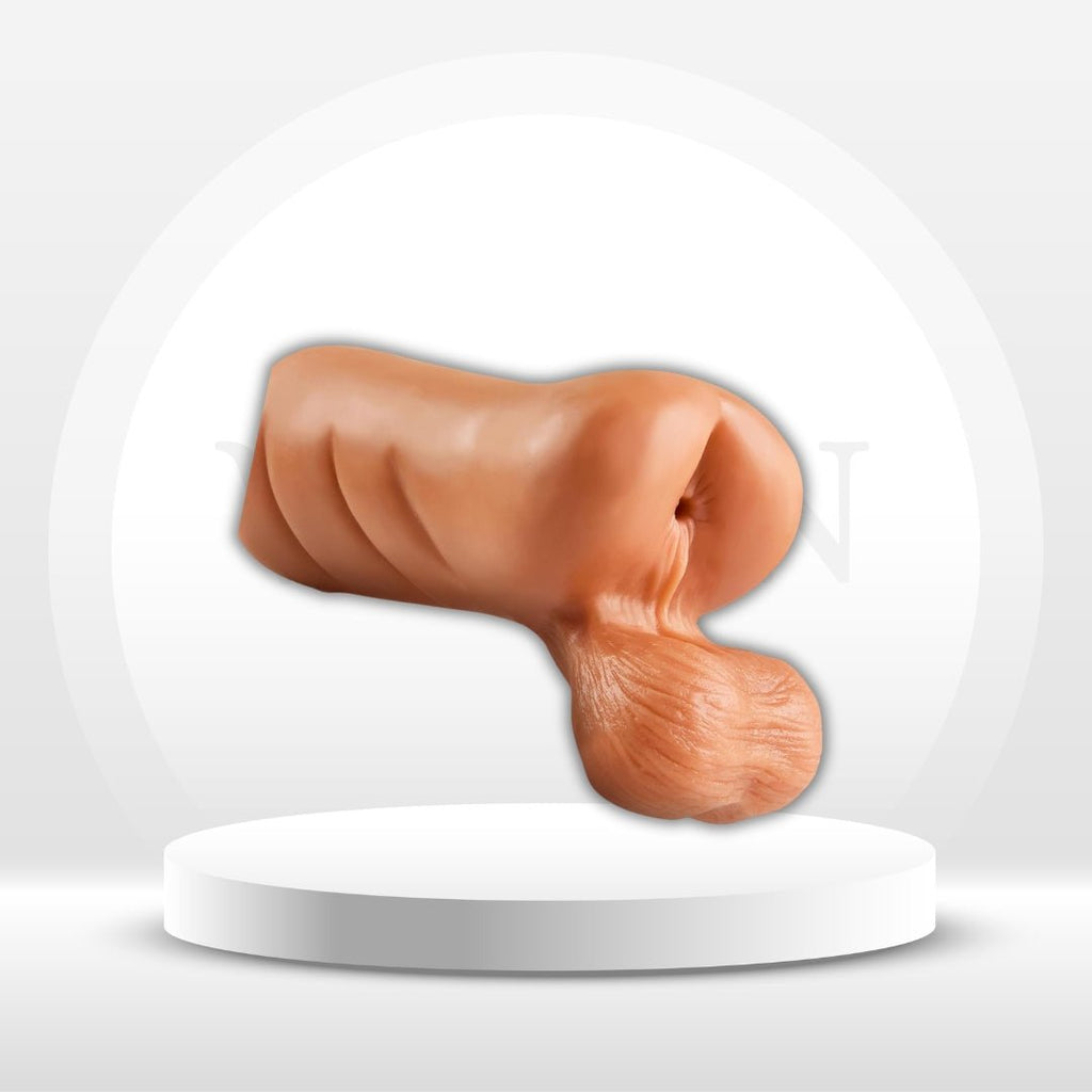 RidgeCore Anal Male Stroker with Testicles