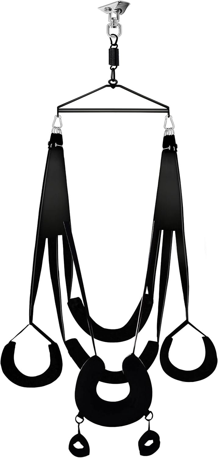 AeroGrip 360° Ceiling Sex Swing with Pillows & Cuffs