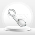 RingEase Beginner Glass Anal Trainer