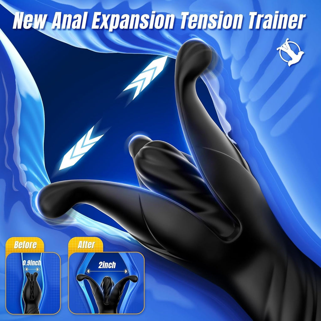 RinseHalo AI Sync Prostate Massager Male Vibrator Enema Kit