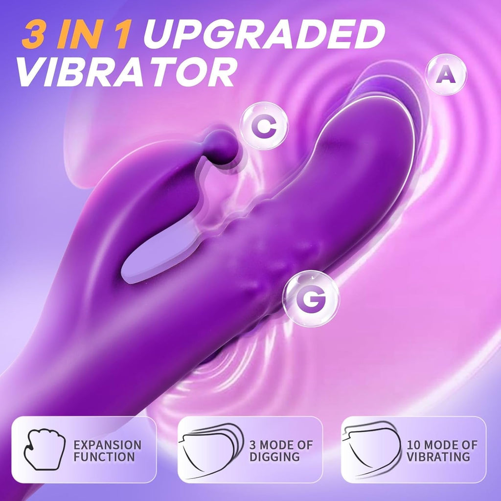 RippleHare Expanding Rabbit Vibrator
