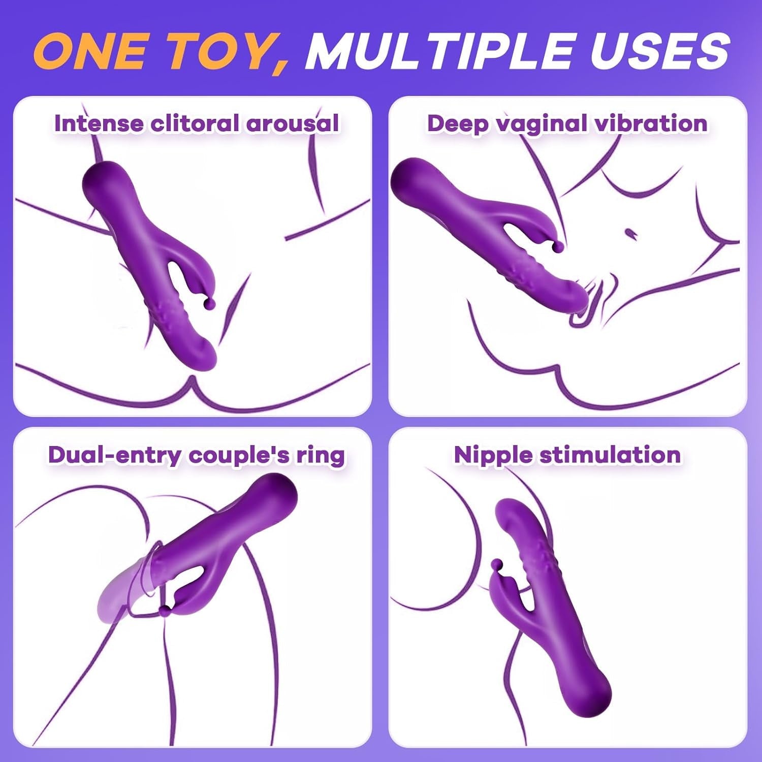 RippleHare Expanding Rabbit Vibrator
