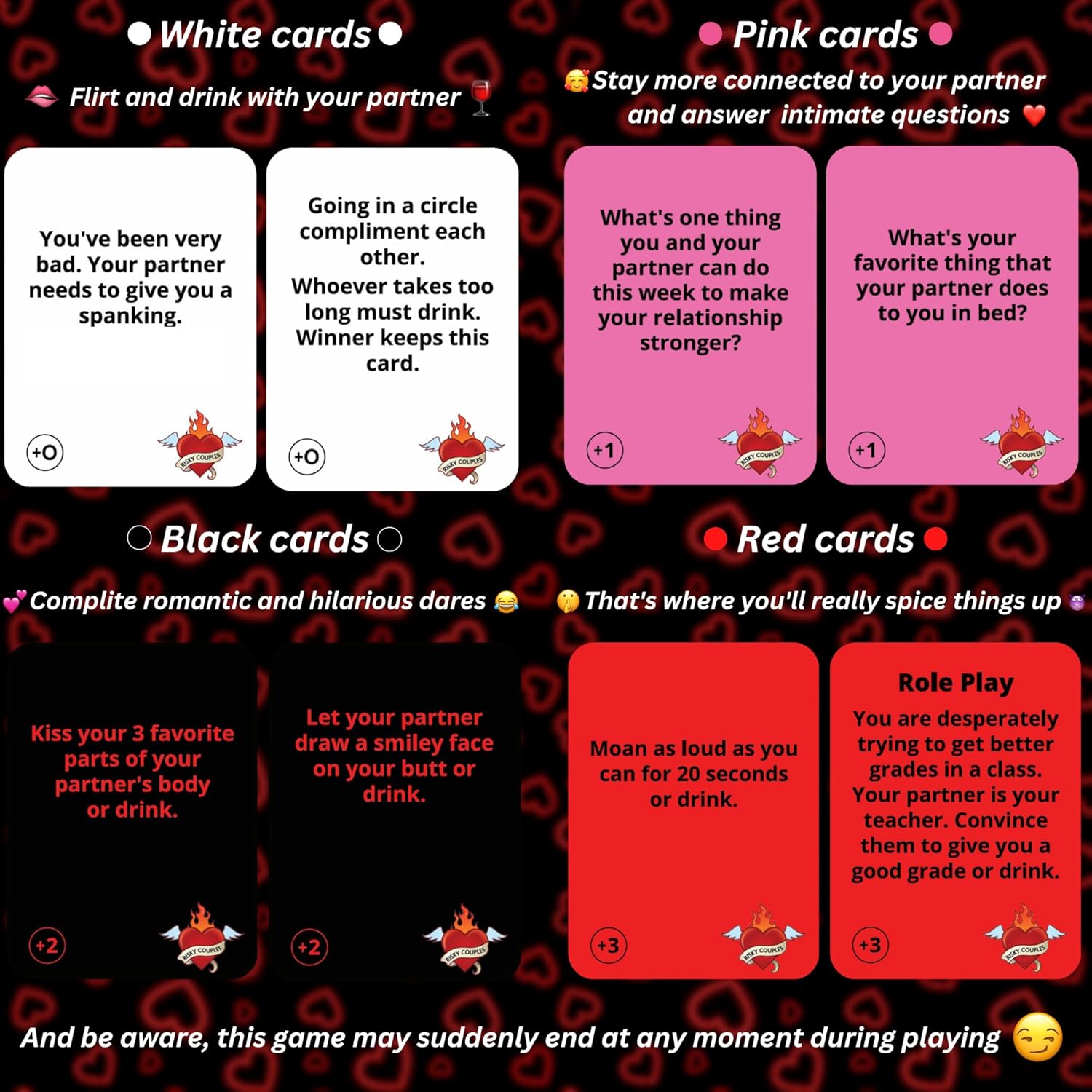 Risky Couples – Fun & Romantic Card Game for Date Nights