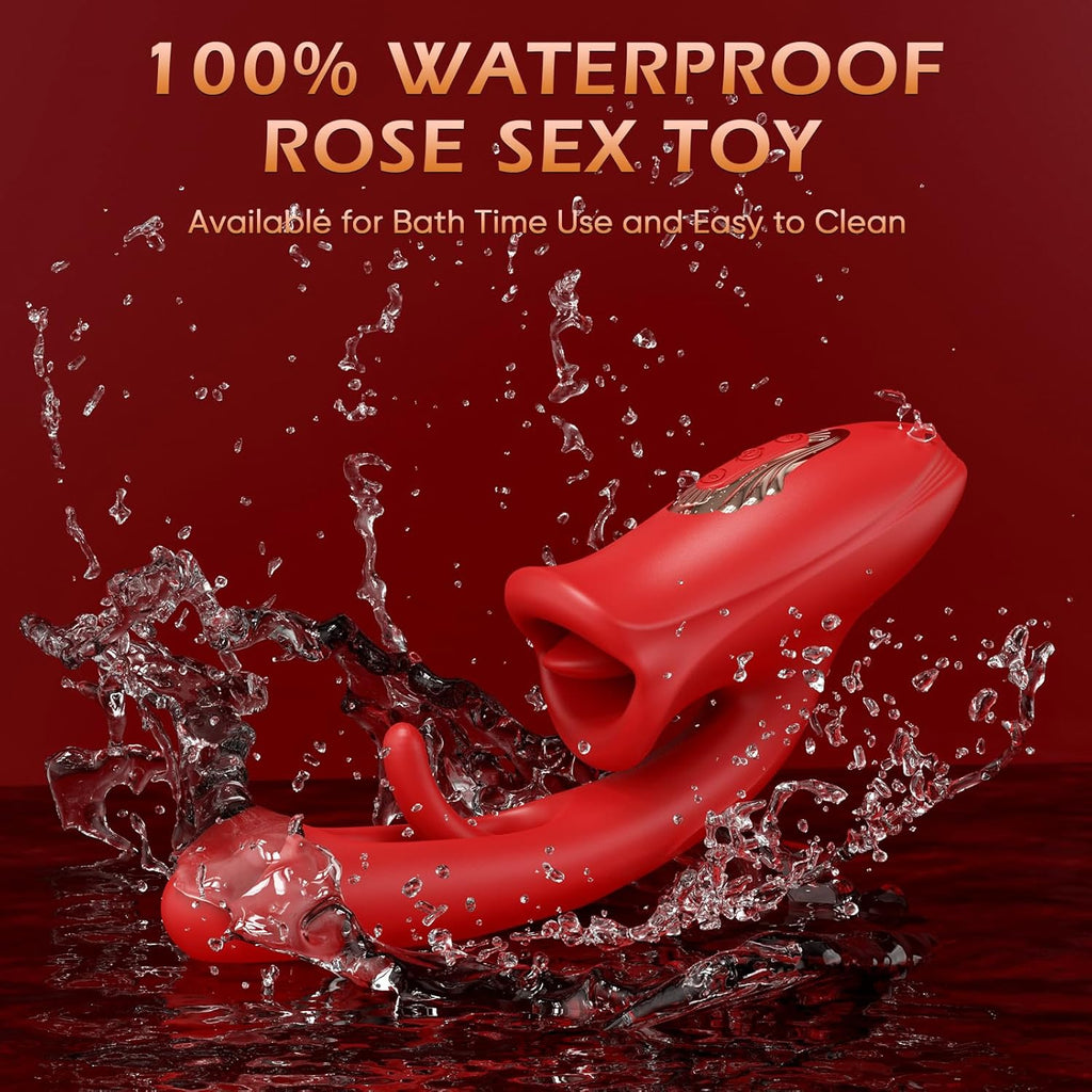 RogueBeauty 5-in-1 Licking, Vibrating & Flapping Stimulator