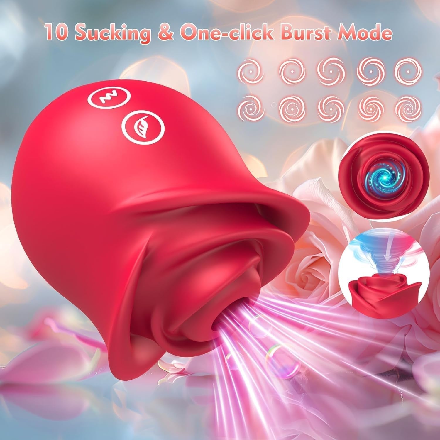 BloomPulse Pro Suction Vibrator with App Control