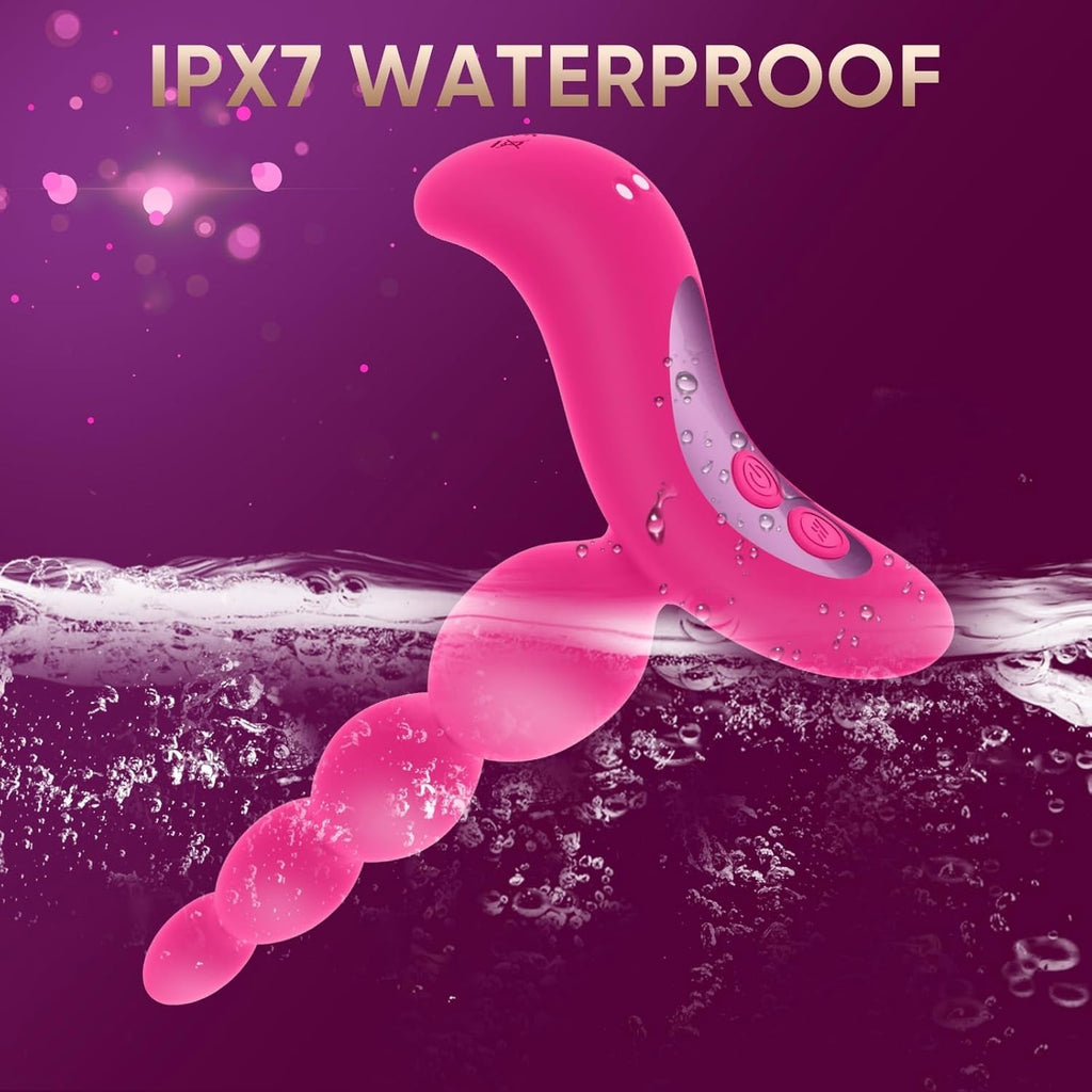 RoséBeads Vibrating Anal Beads Plug