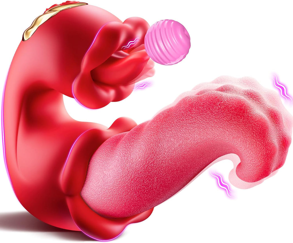 RoseBliss 4-in-1 Tongue G-Spot Vibrator