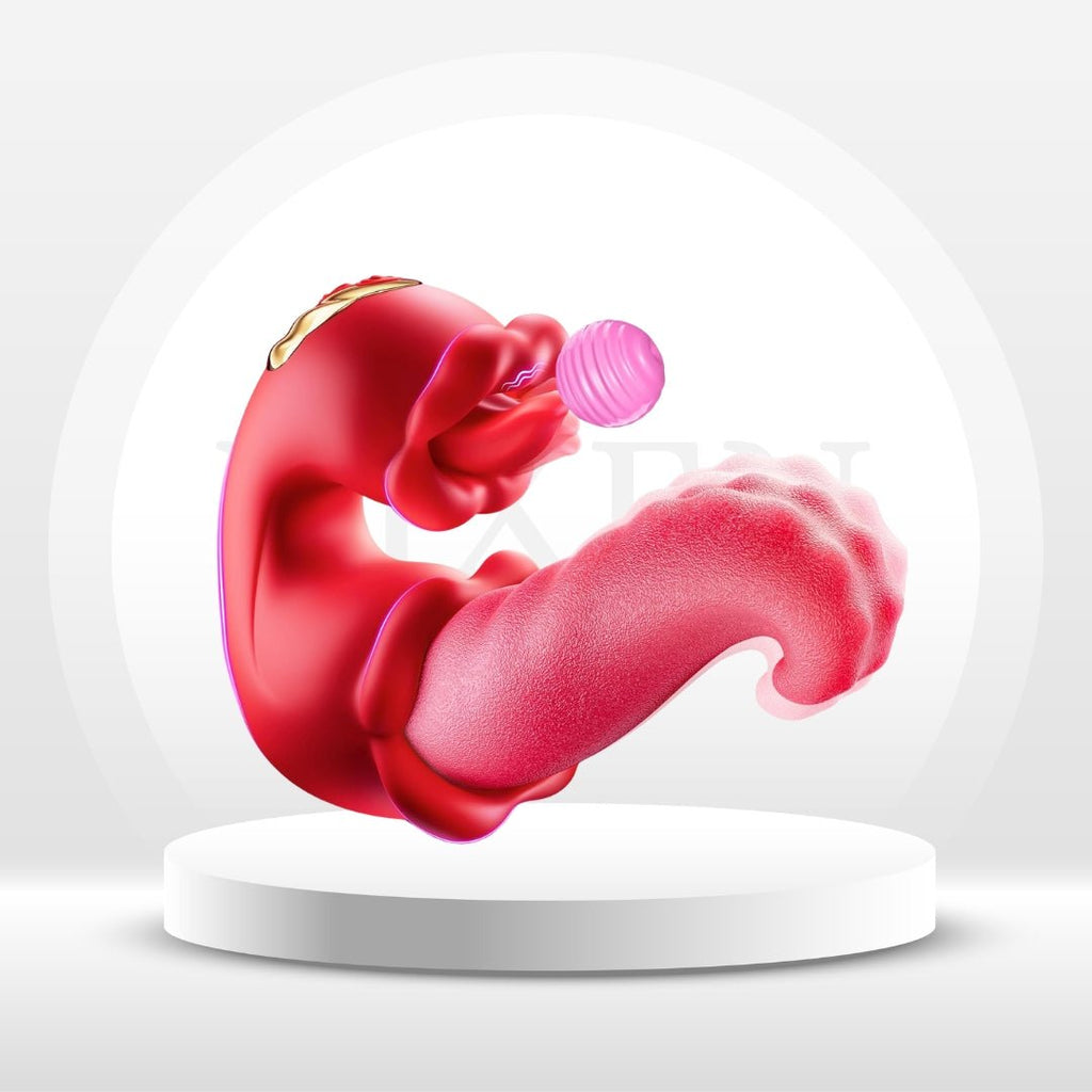 RoseBliss 4-in-1 Tongue G-Spot Vibrator