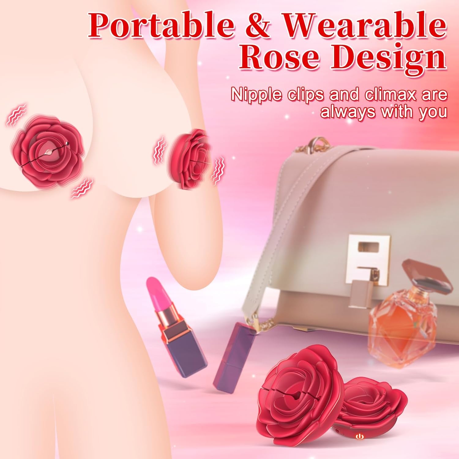 RoseBloom Nipple Vibrator