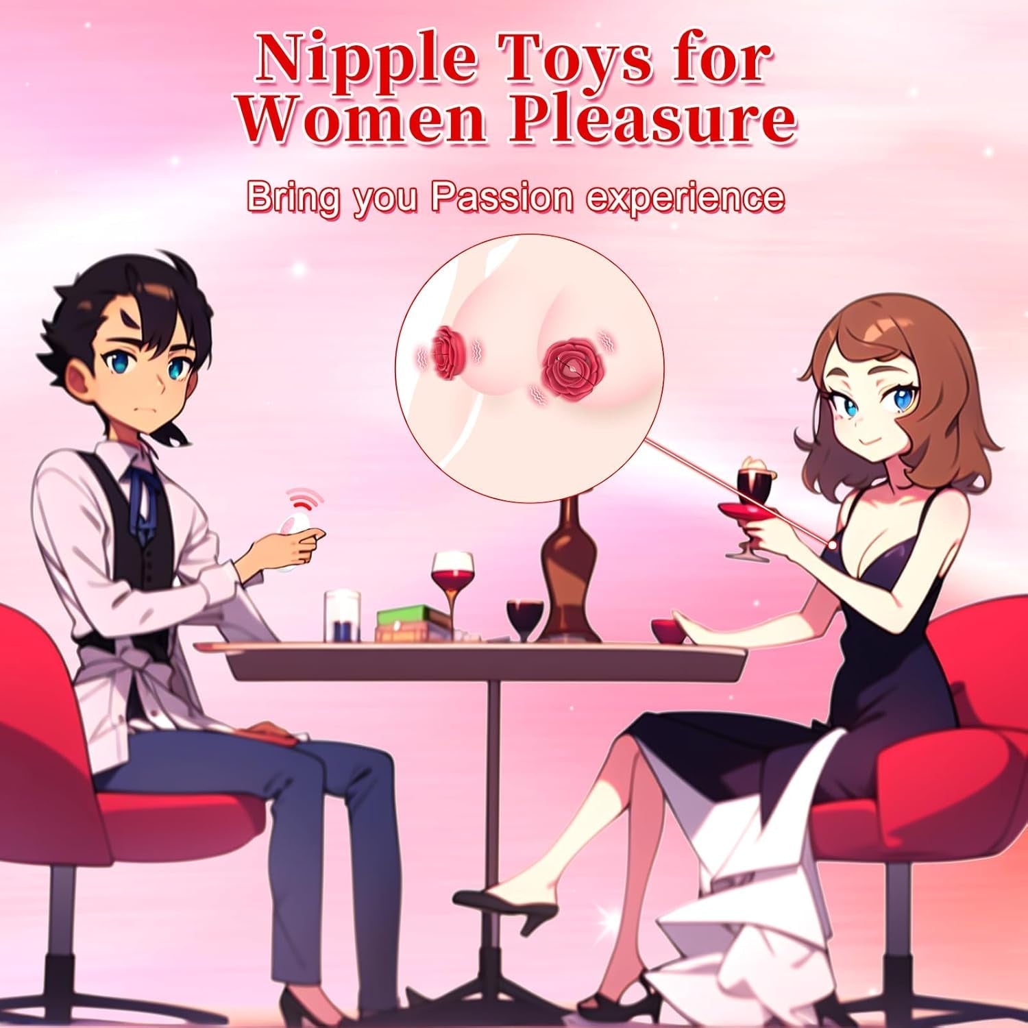RoseBloom Nipple Vibrator