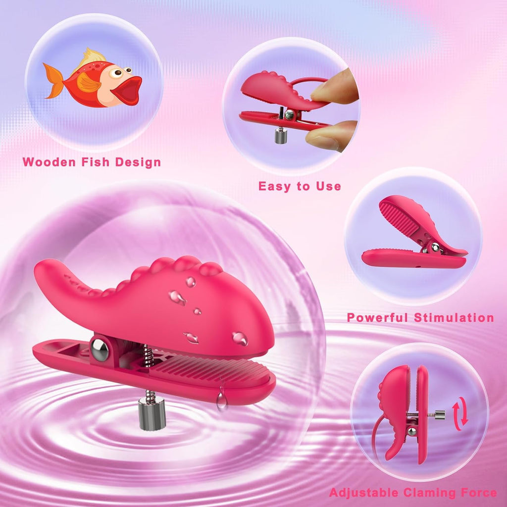 RoseBond Nipple Vibrator & BDSM Choker