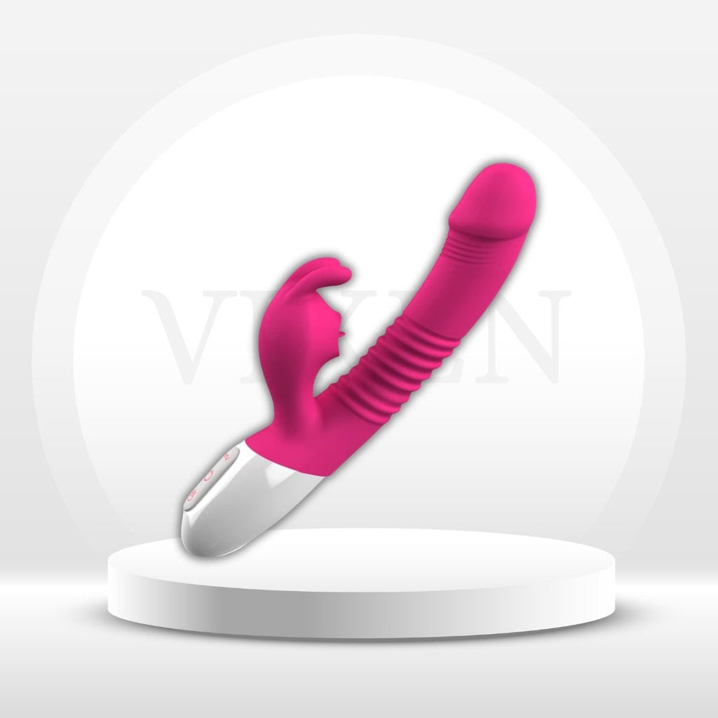 RoseBunny Heated Rabbit Vibrator Dildo