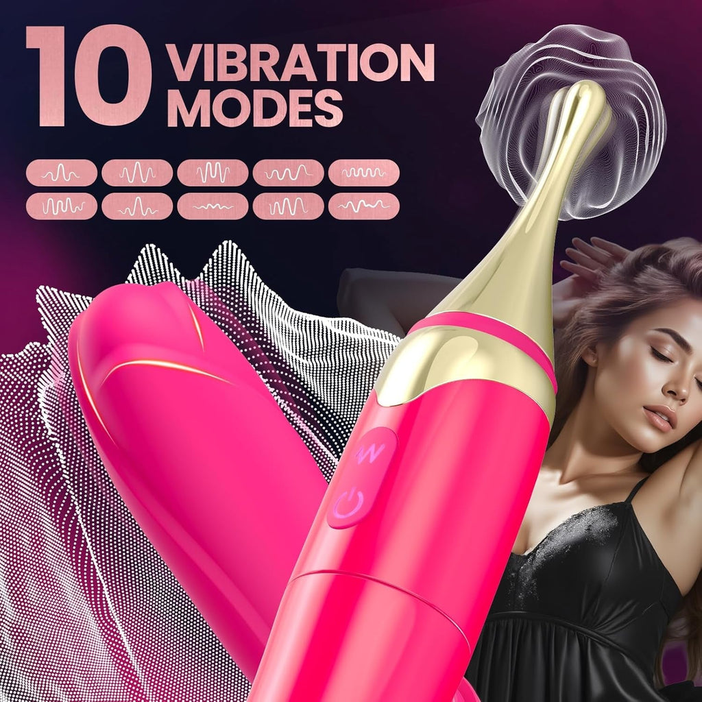 RoseFlex 5-in-1 Precision Pleasure Vibrator
