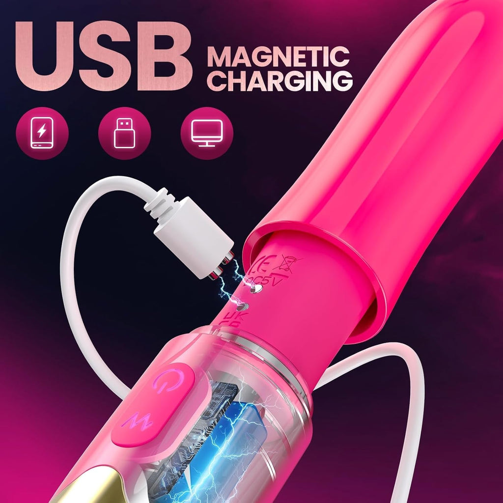 RoseFlex 5-in-1 Precision Pleasure Vibrator