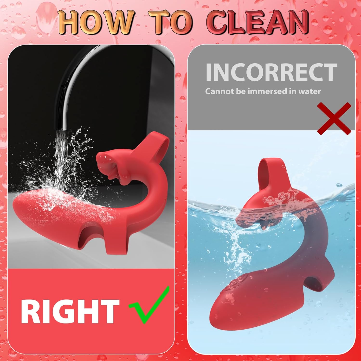 RoseFlick Dual Tease Finger Vibrator