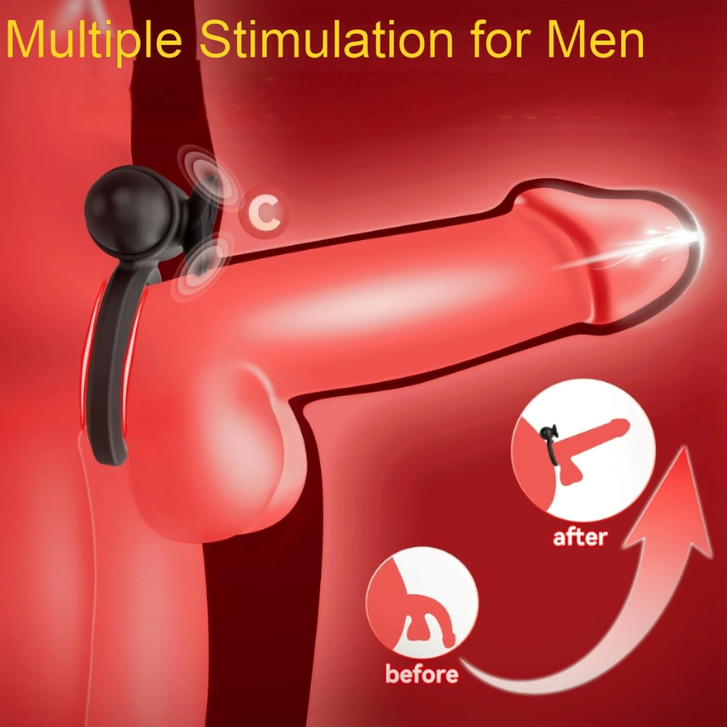 RoseGrip Bullet Vibrator Penis Ring