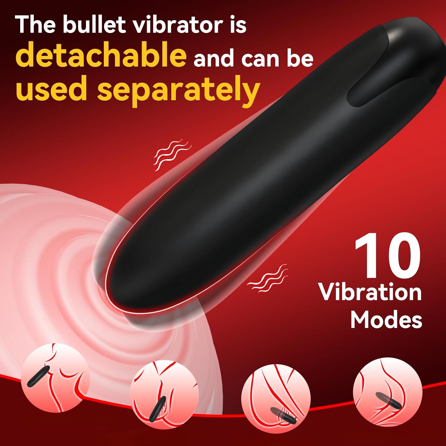 RoseGrip Bullet Vibrator Penis Ring