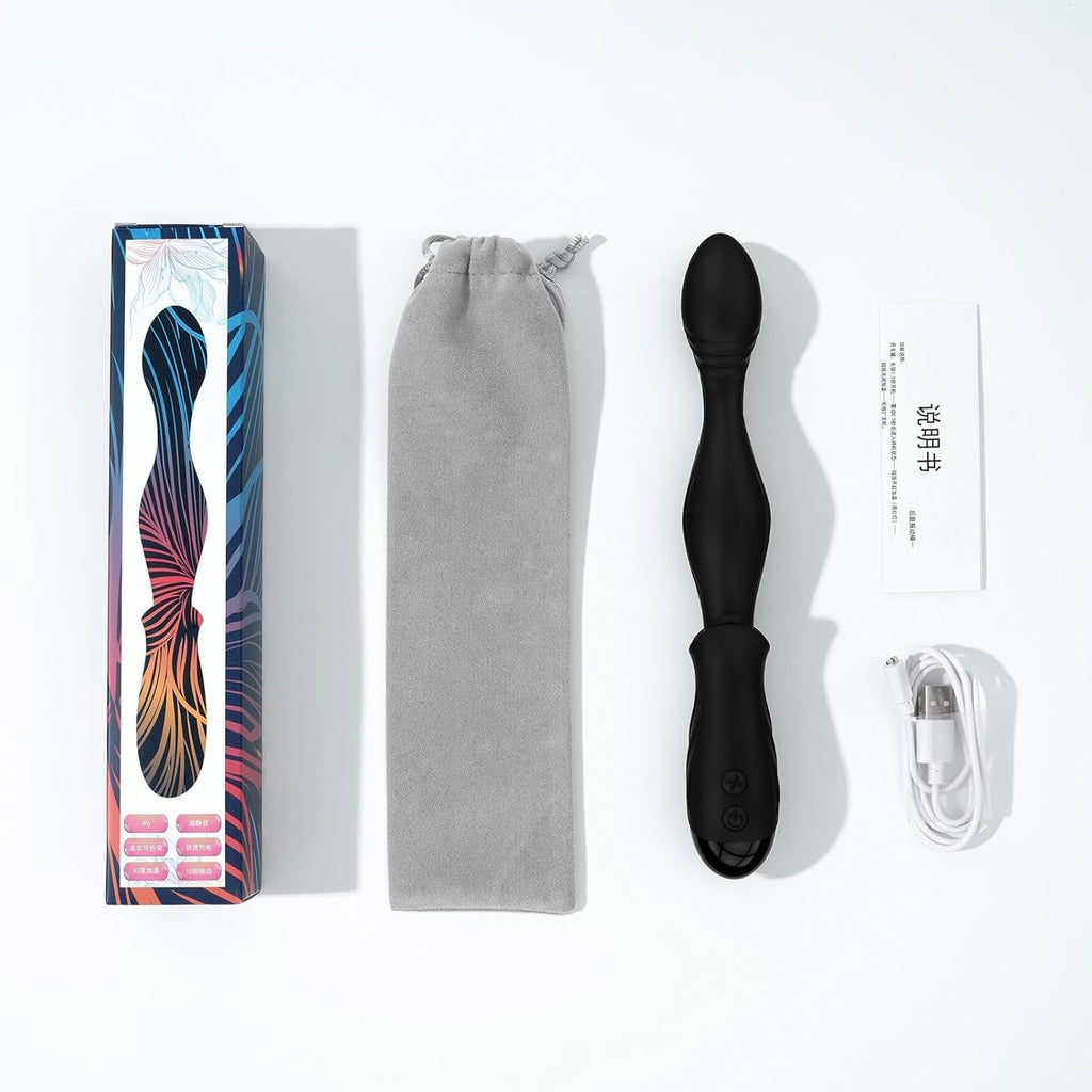 RoseHeat Heated Vibrating Anal Beads Prostate Massager
