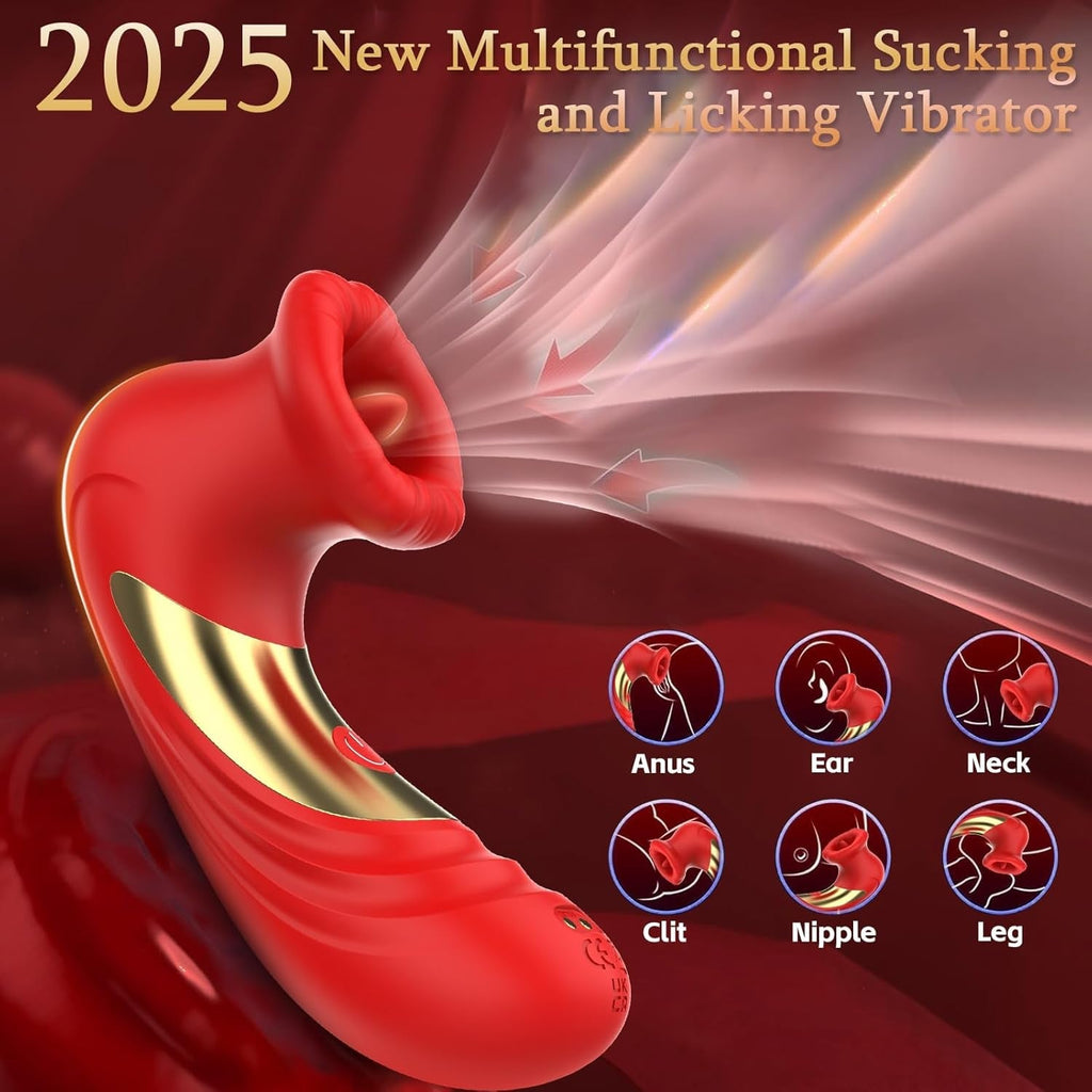 RoseLickV App-Controlled Rose Clit Sucker