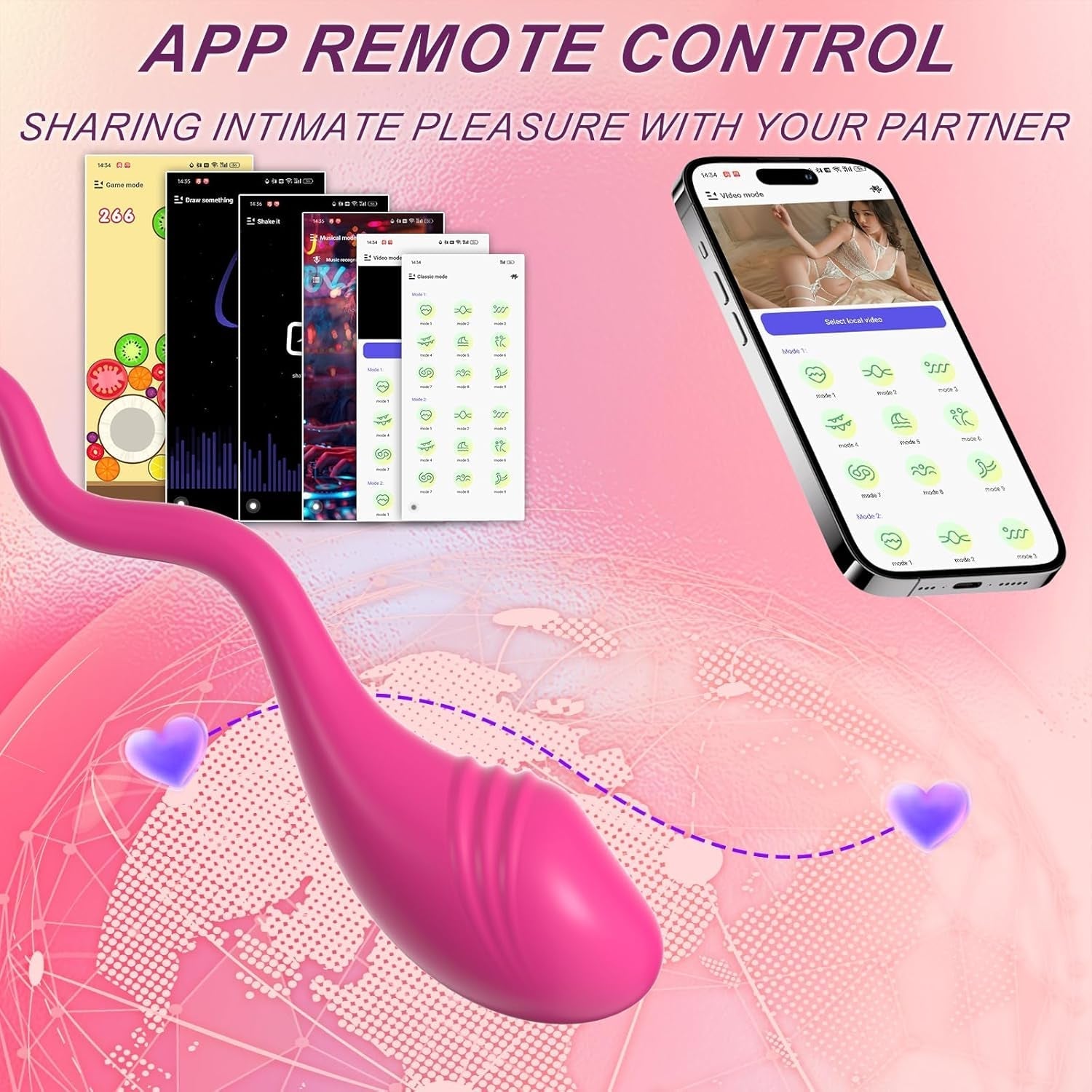 RoseLink Rose App-Control Wearable Egg Vibrator