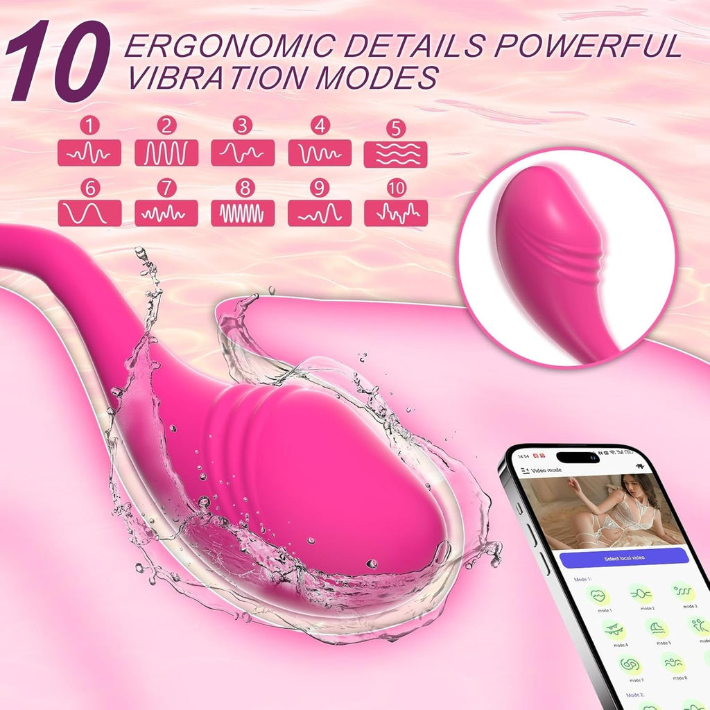 RoseLink Rose App-Control Wearable Egg Vibrator