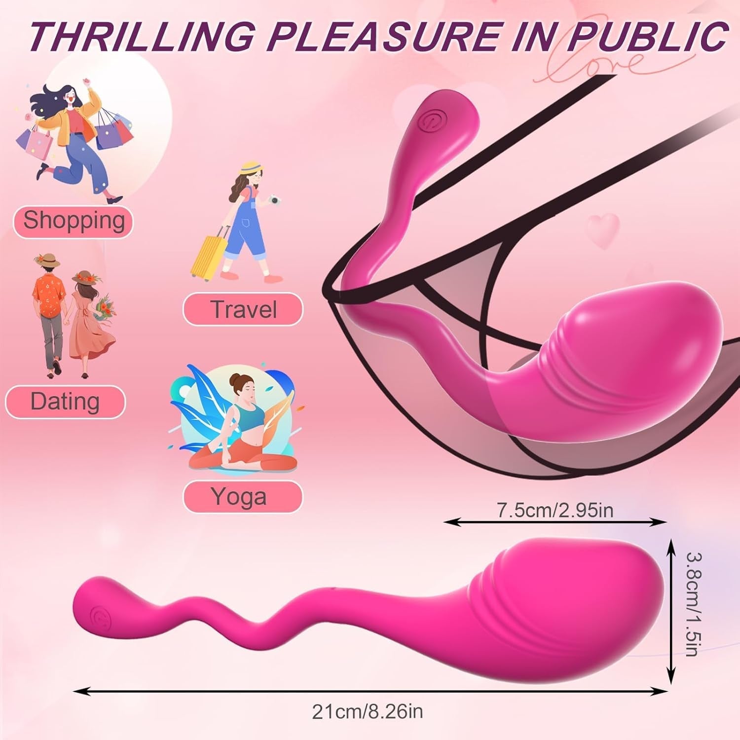 RoseLink Rose App-Control Wearable Egg Vibrator