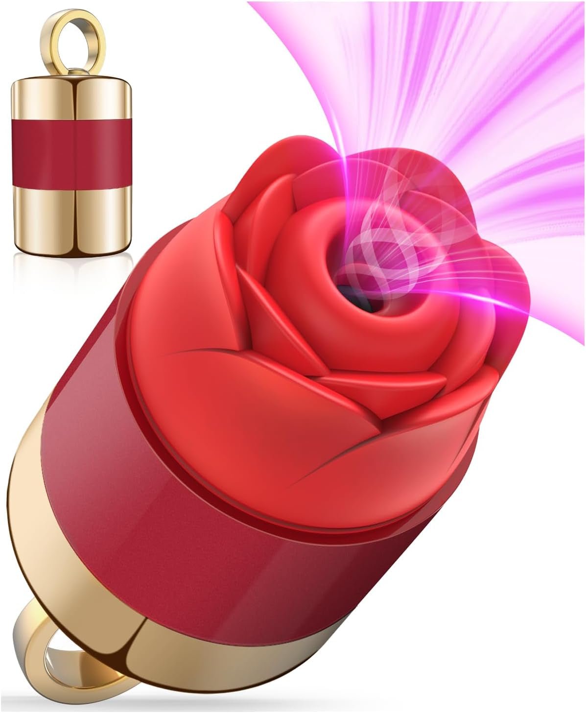 RoseLush Rose Clitoral Suction Ring Vibrator