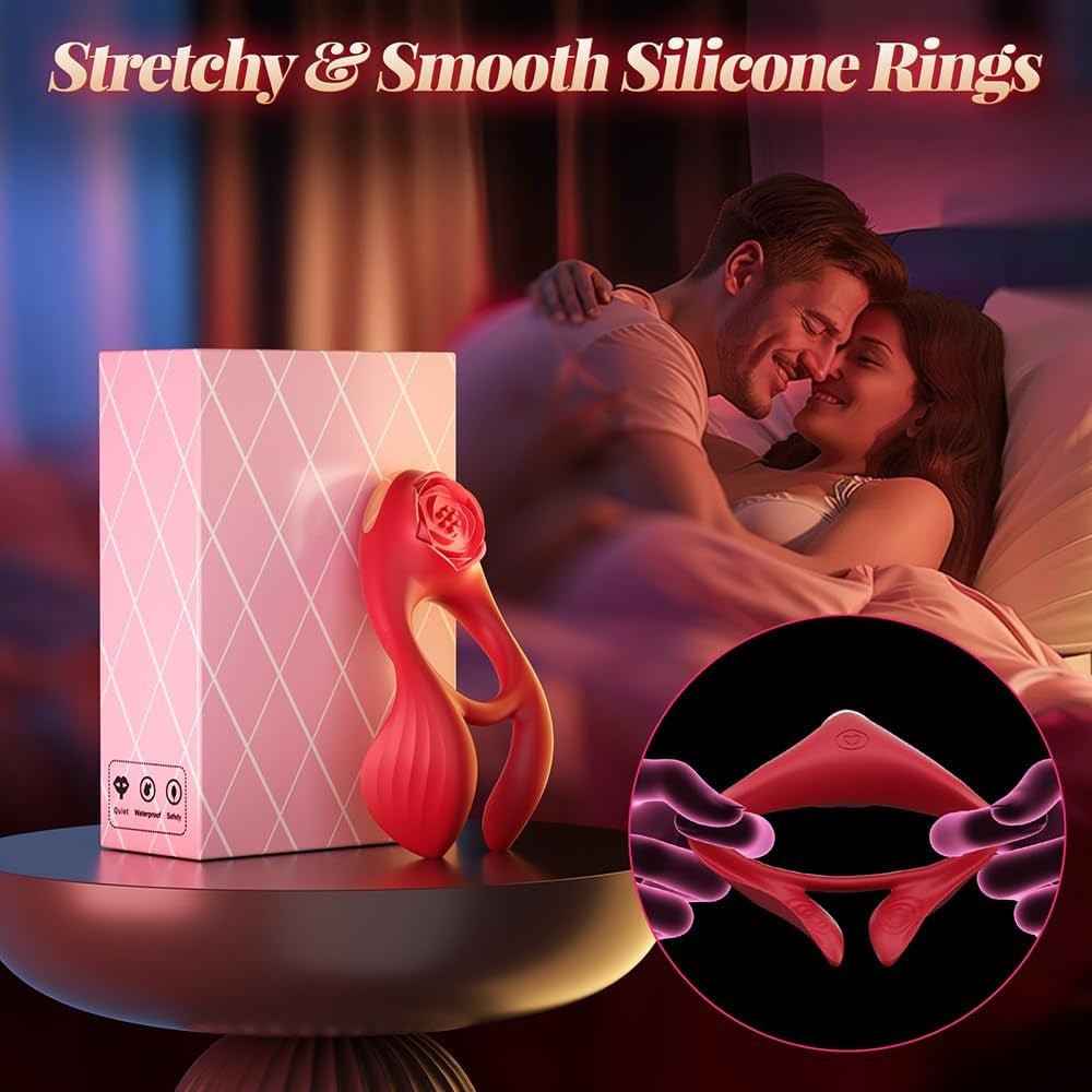 RoseLux Triple Motor Penis Ring