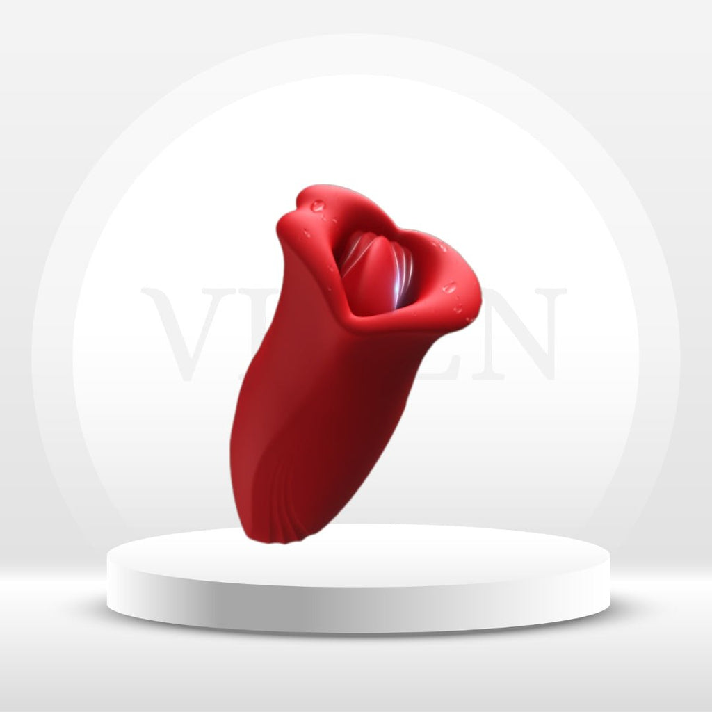 RoseLuxe 2-in-1 Tongue & Clit Vibrator
