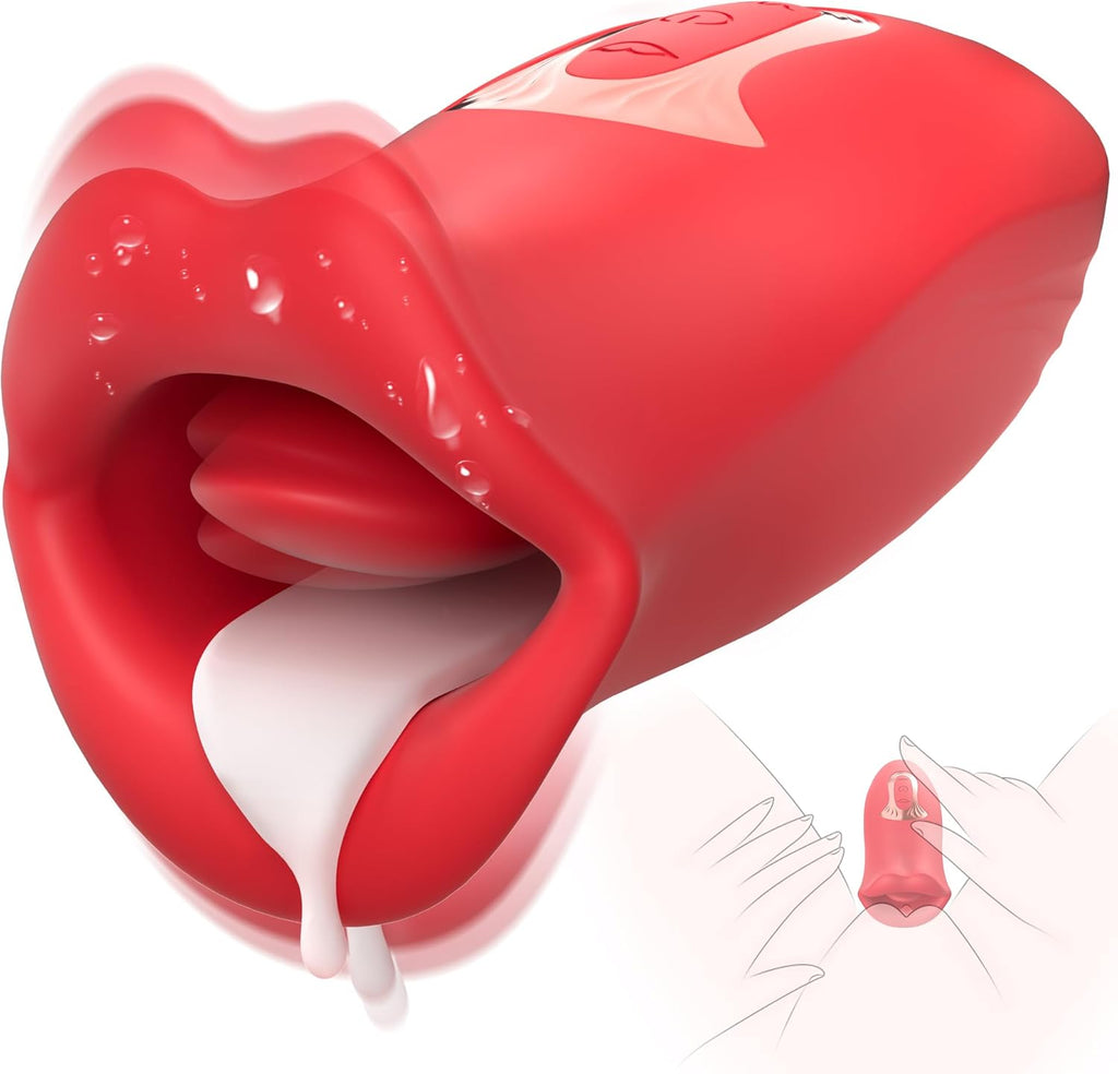 RoseLuxe 2-in-1 Tongue & Clit Vibrator