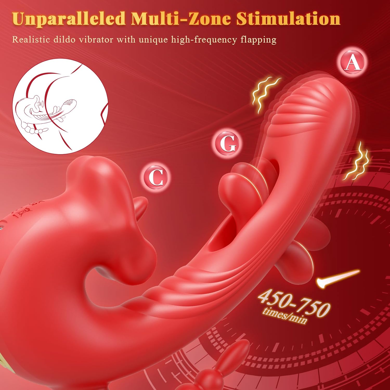 RoseLuxe Multi-Mode Clitoral Flapping Vibrator